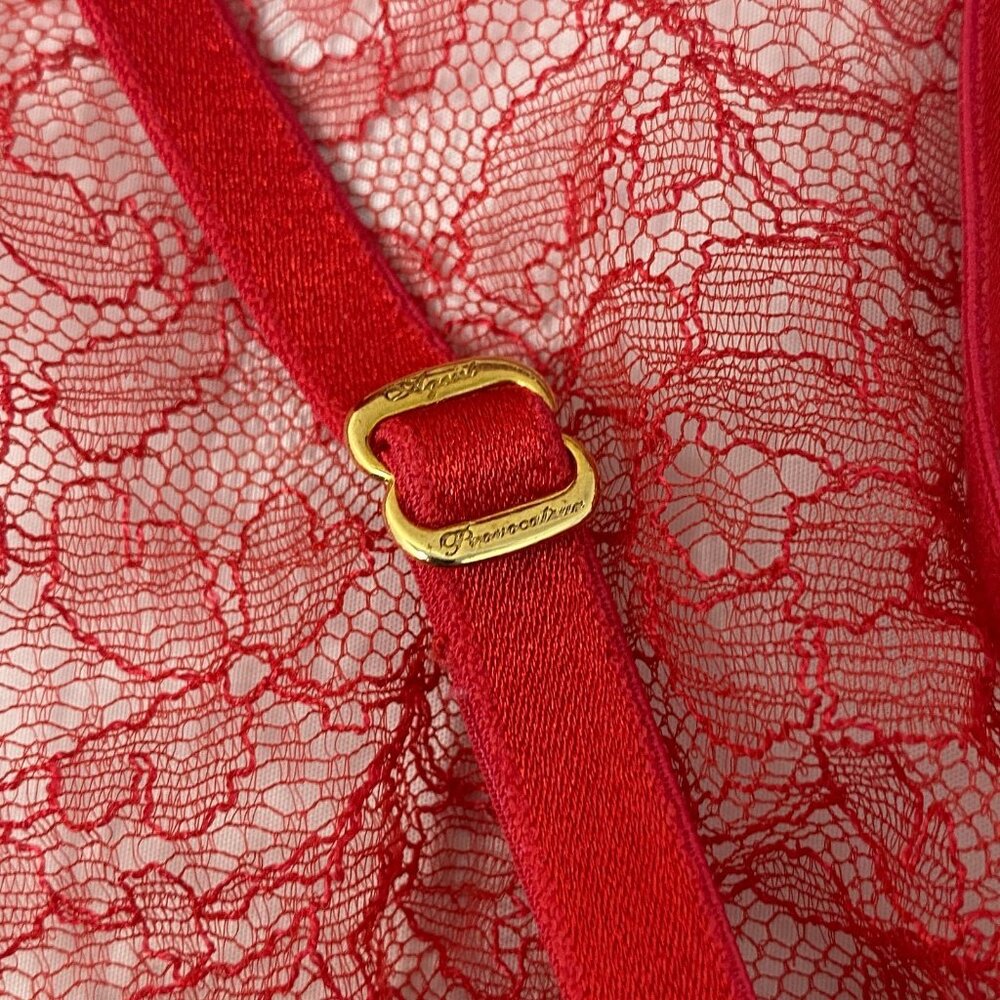 Agent Provocateur Annoushka Red Lace Bra AP4 Large - Picture 12 of 13